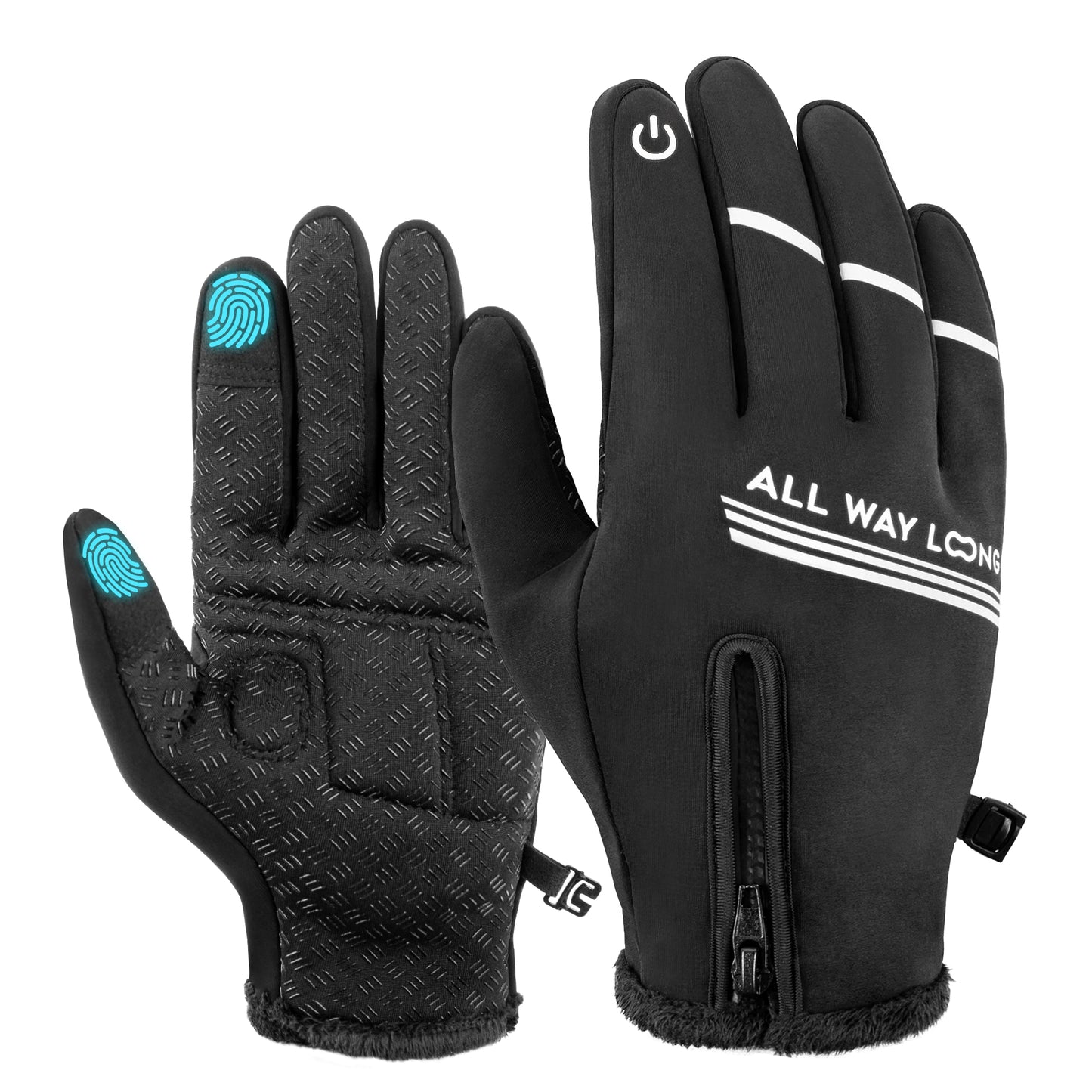 Fietshandschoenen met Touchscreen - Winddicht / Waterdicht - Motor Handschoenen