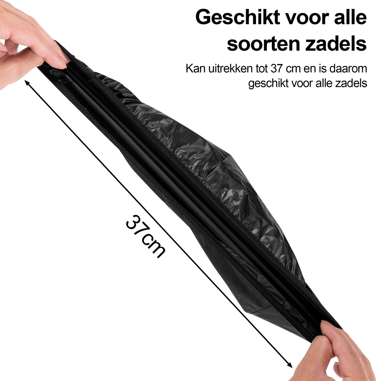 Zadelhoes Waterdicht - Stof en Waterafstotend - Geschikt voor alle zadels - Zwart