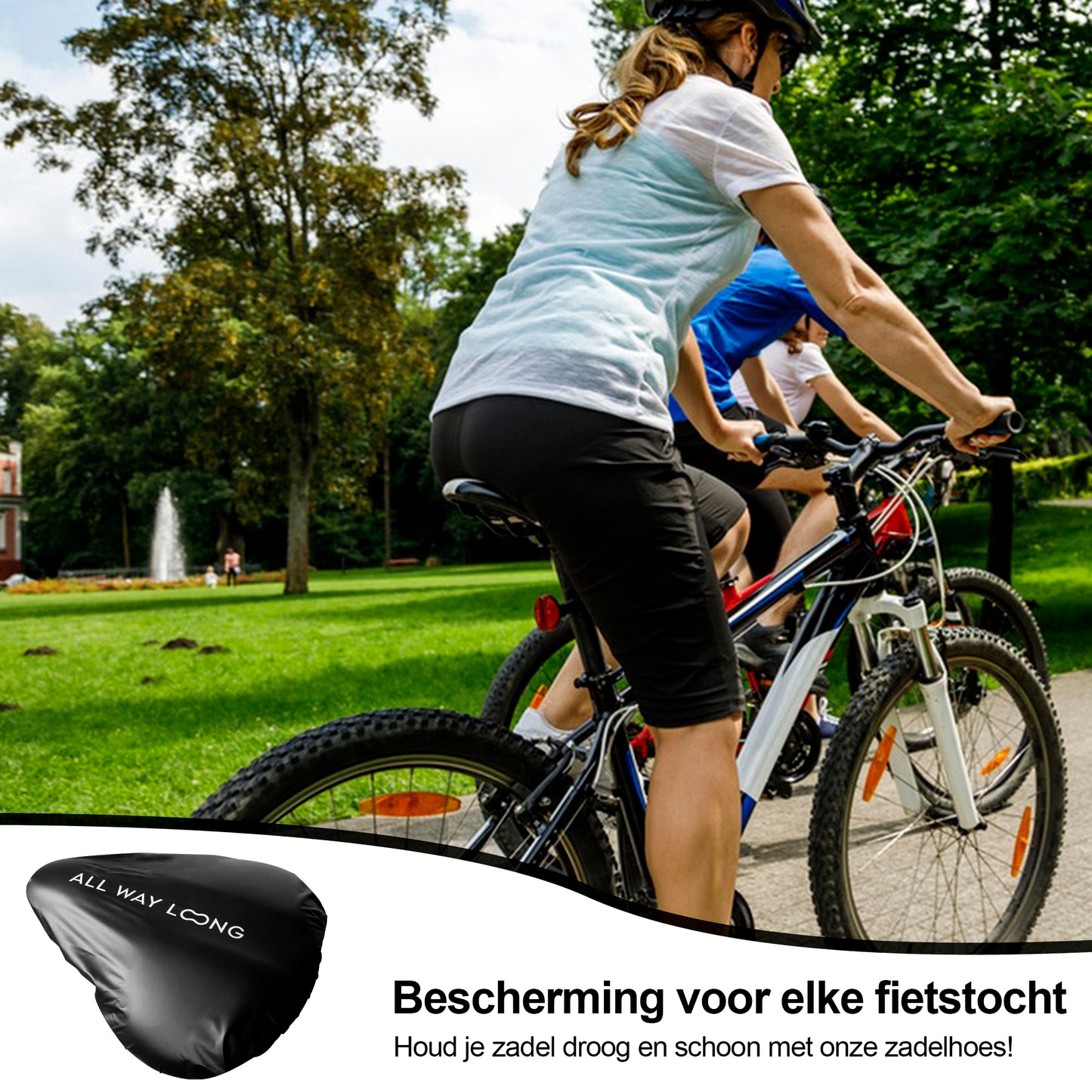 Zadelhoes Waterdicht - Stof en Waterafstotend - Geschikt voor alle zadels - Zwart