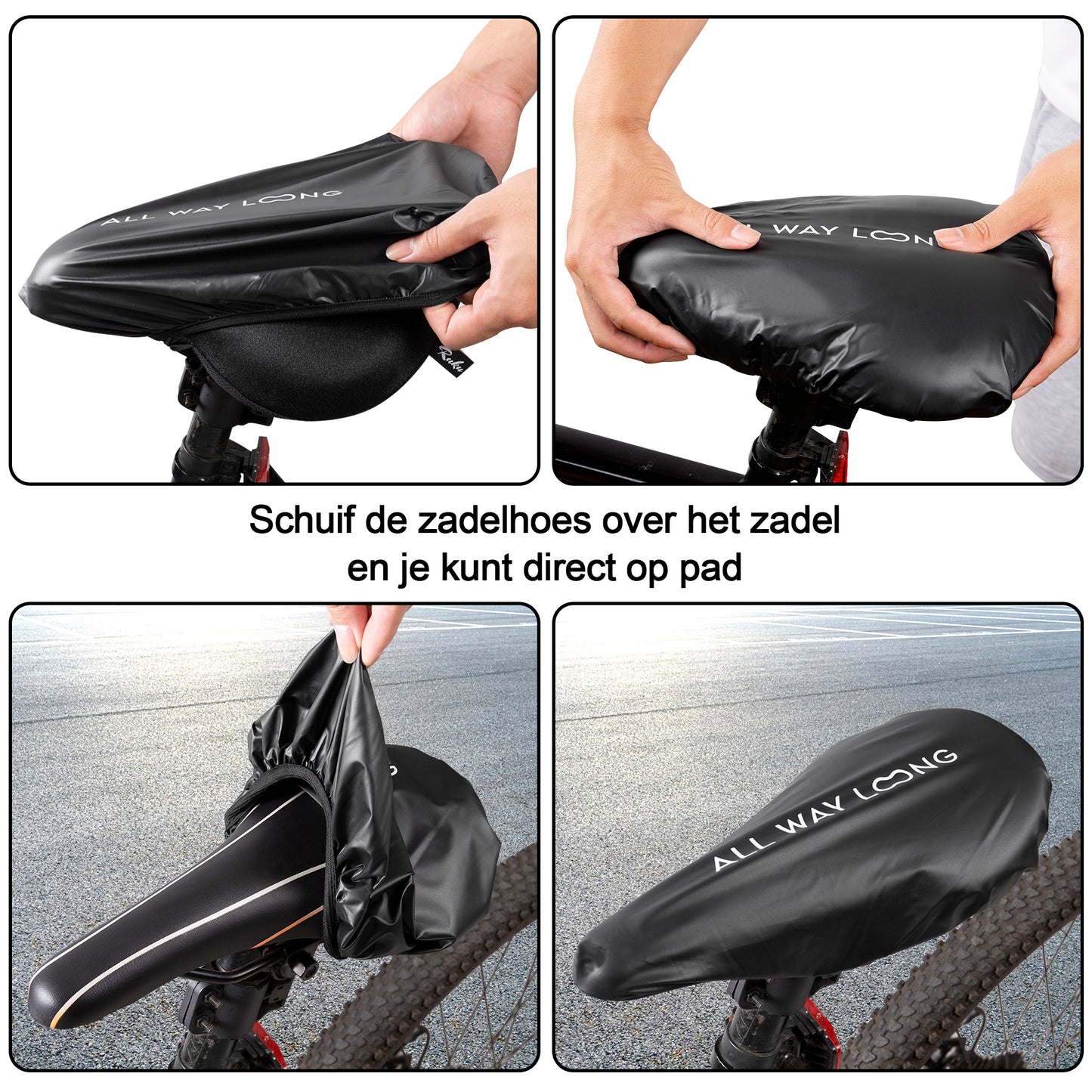 Zadelhoes Waterdicht - Stof en Waterafstotend - Geschikt voor alle zadels - Zwart