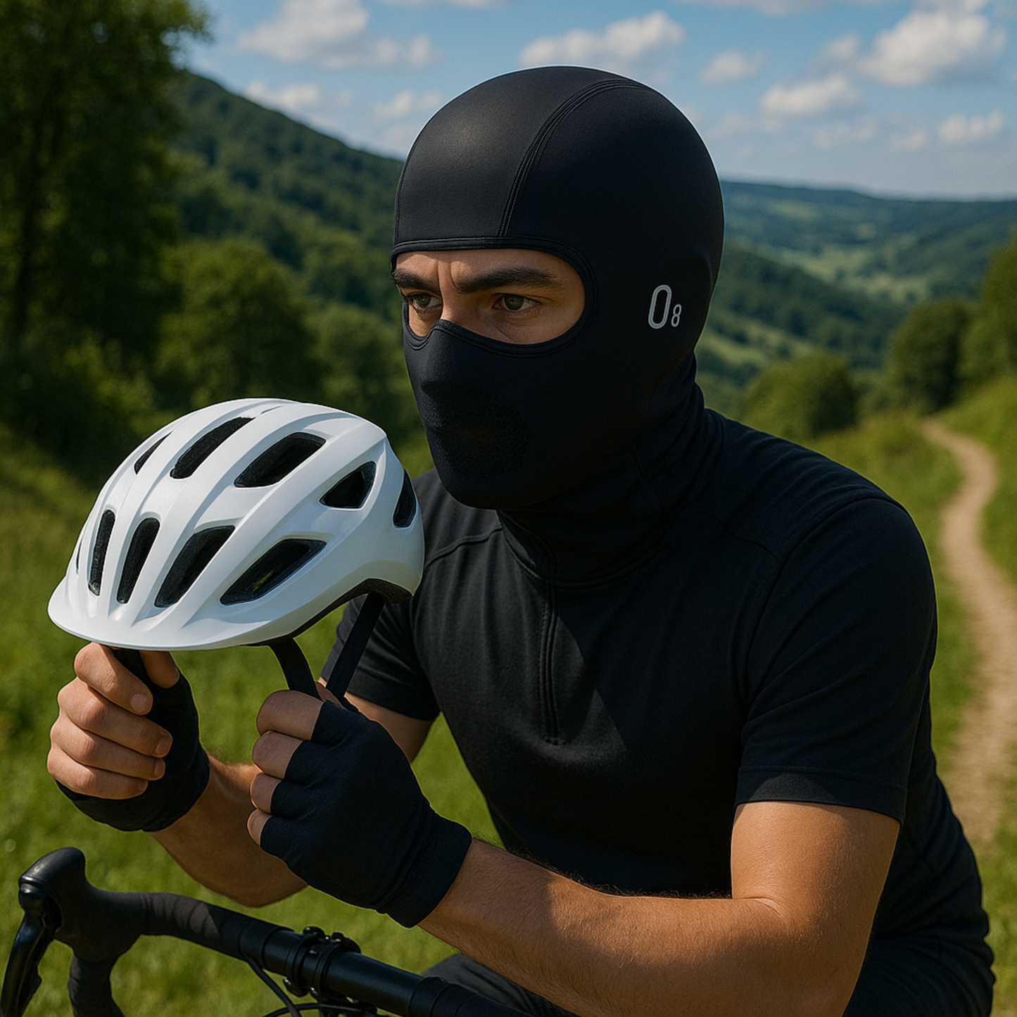 Helm Muts geschikt voor Fiets / Scooter / Motor - Balaclava - Fietskleding Winter - Zwart