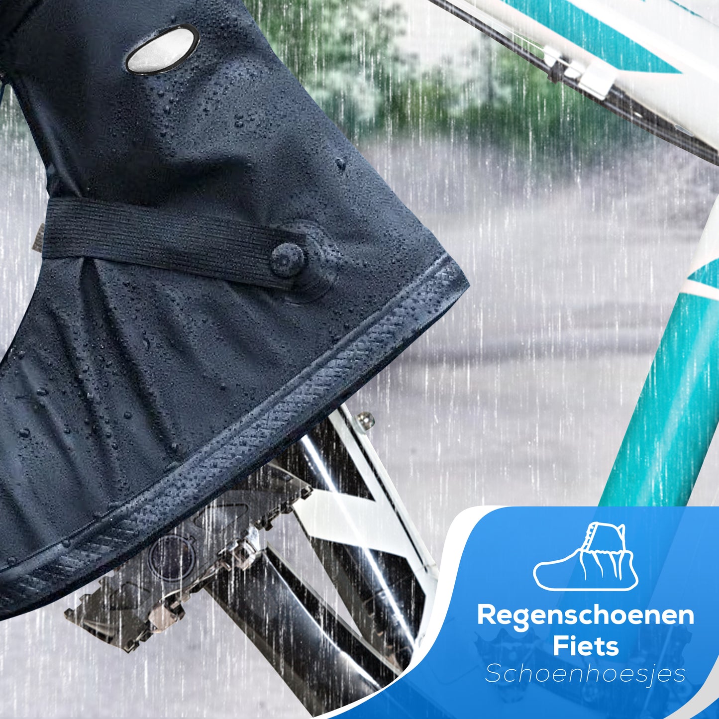 Overschoenen Waterdicht - Regenschoenen Fiets - Schoenhoesjes - Zwart