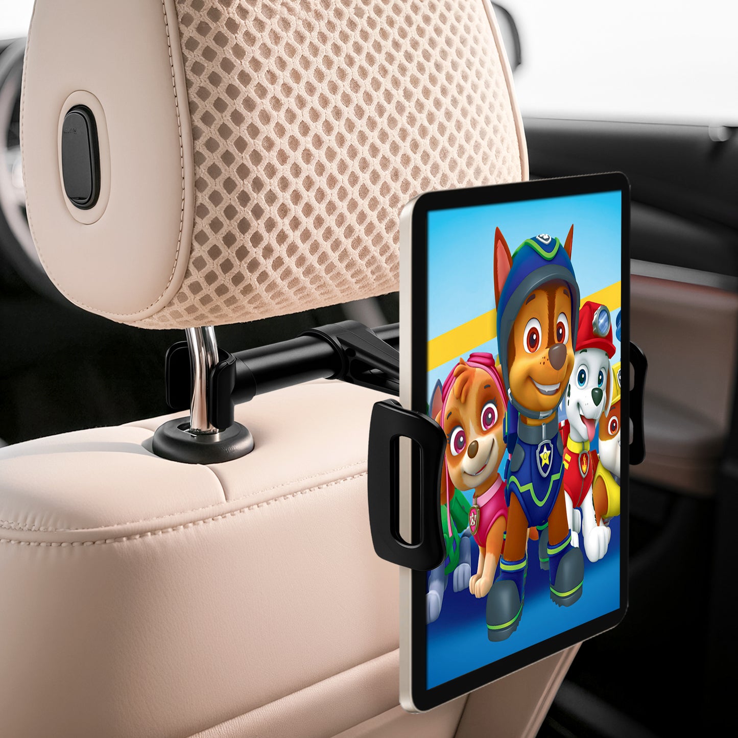 Tablet Houder Auto - Verstelbaar - Zwart