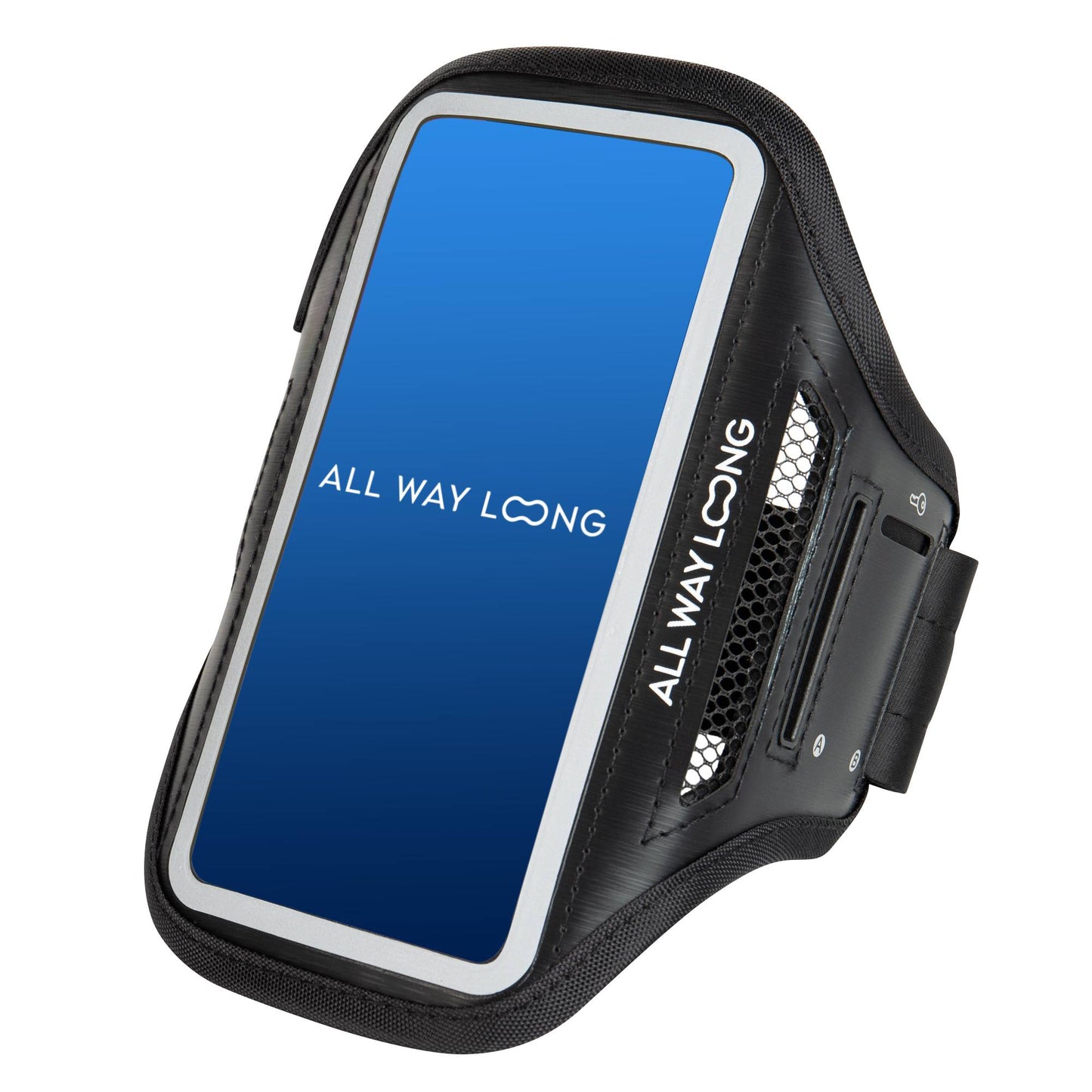 Hardloop Telefoonhouder - Hardloop Armband Telefoon - Telefoonhouder Hardlopen - Verstelbaar - Zwart