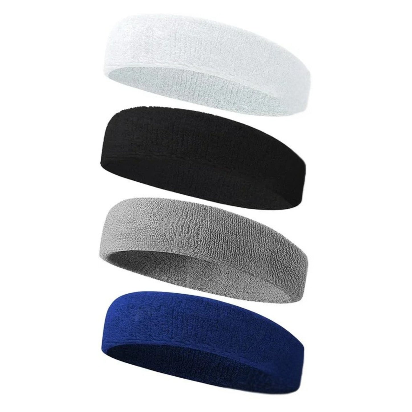 Zweetband Hoofd - Unisex - Set van 4 Stuks