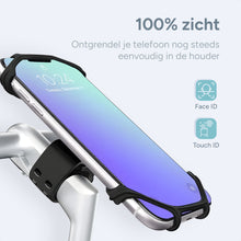 Telefoonhouder Fiets - 360° Rotatie - GSM Houder Fiets - Fiets / Scooter / Kinderwagen - Universeel - Zwart