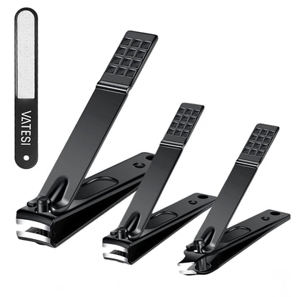 VATESI Nagelknipper Set met Nagelvijl - Teennagelknipper - Geschikt voor Dikke Nagels & Kalknagels - Nageltang - Pedicure Set - Manicure Set