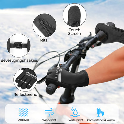 Fietshandschoenen met Touchscreen - Winddicht / Waterdicht - Motor Handschoenen