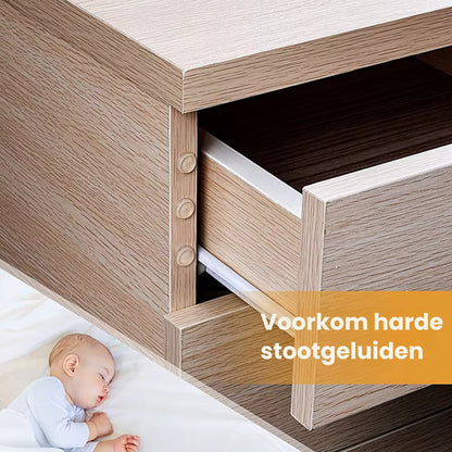 Stootdoppen 50 Stuks - Deurstoppers Zelfklevend - Deurbuffer Transparant - Stootdoppen voor binnen - 9 mm