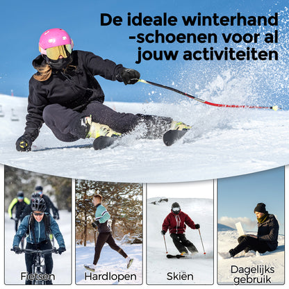 Fietshandschoenen met Touchscreen - Winddicht / Waterdicht - Motor Handschoenen
