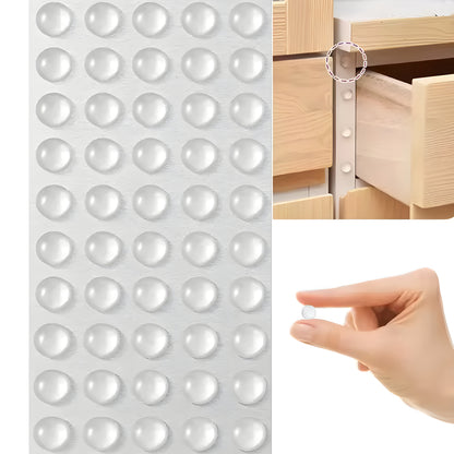 Stootdoppen 50 Stuks - Deurstoppers Zelfklevend - Deurbuffer Transparant - Stootdoppen voor binnen - 9 mm