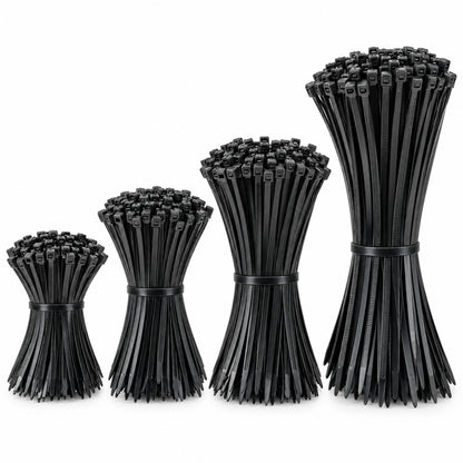 Kabelbinders - 600 Stuks - 10/15/20/30 CM - Tie Wraps - Kabelhouder