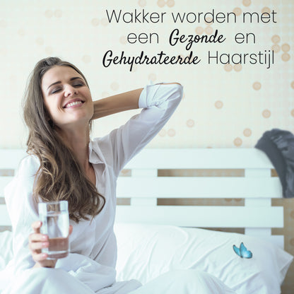 Bonnet Satijn Verstelbaar - Satijnen Slaapmuts - Dubbelzijdige Voering & Klittenband Sluiting
