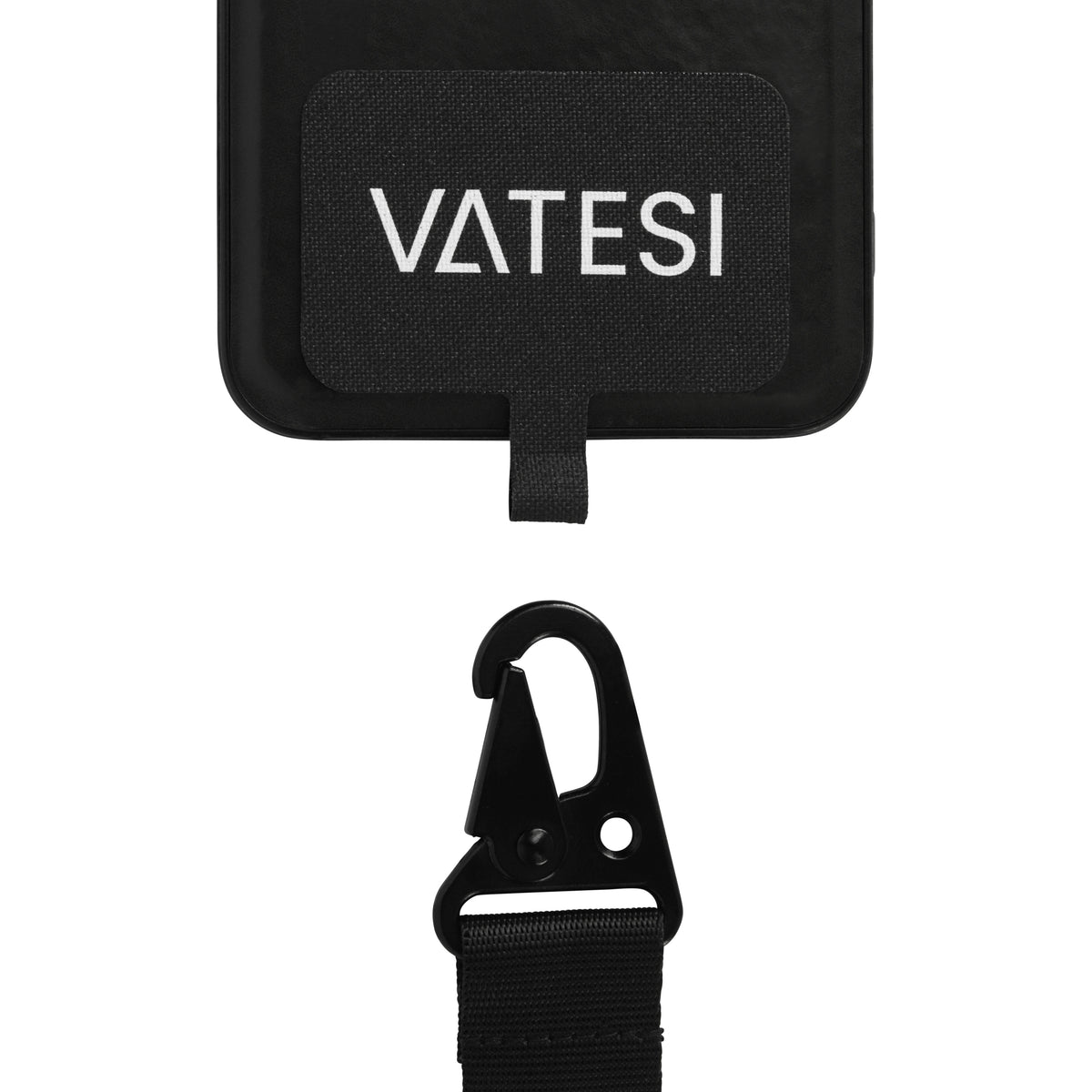 Telefoonkoord Universeel - Telefoonketting - Telefoonkoord Verstelbaar - 150 CM - Zwart