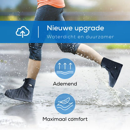 Overschoenen Waterdicht - Regenschoenen Fiets - Schoenhoesjes - Zwart