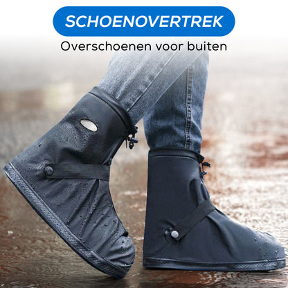Overschoenen Waterdicht - Regenschoenen Fiets - Schoenhoesjes - Zwart