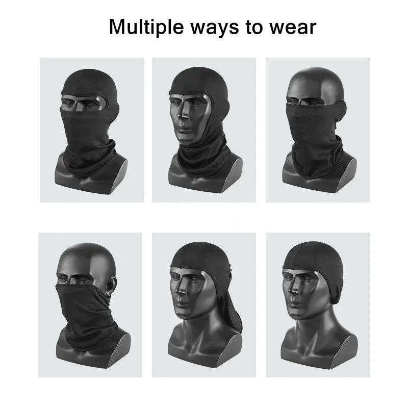 Verschillende manieren om de balaclava te dragen