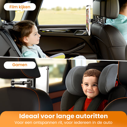 Tablet Houder Auto - Verstelbaar - Zwart