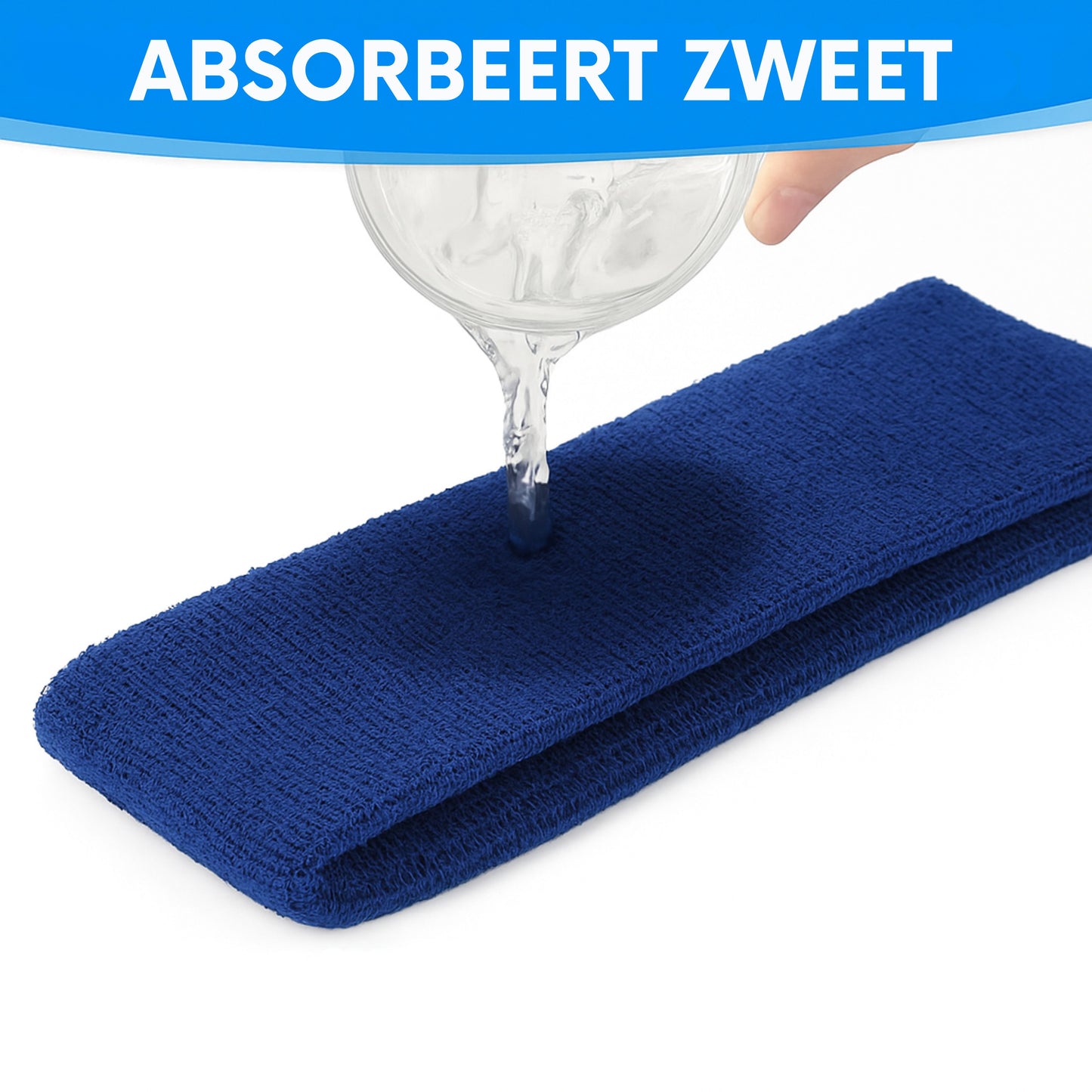 Zweetband Hoofd - Unisex - Set van 4 Stuks